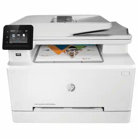 МФУ лазерное ЦВЕТНОЕ HP Color LaserJet Pro M283fdw 4 в 1, 21 стр./мин., 40000 стр./мес, ДУПЛЕКС, Wi-Fi, сетевая карта, 7KW75A