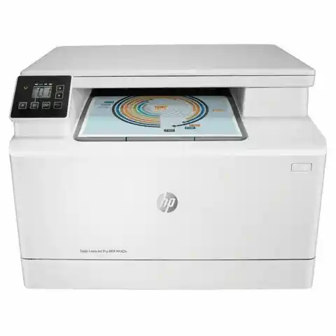 МФУ лазерное ЦВЕТНОЕ HP Color LaserJet M182n 3 в 1, А4, 16 стр./мин., 30000 стр./месяц, сетевая карта, 7KW54A