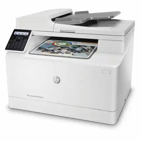 МФУ лазерное ЦВЕТНОЕ HP Color LaserJet M183fw 4 в 1, А4, 16 стр./мин., 30000 стр./месяц, АПД, Wi-Fi, сетевая карта, 7KW56A