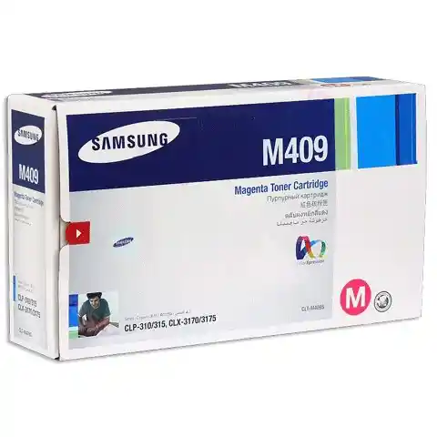 Картридж лазерный SAMSUNG (CLT-M409S) CLP-310/315 и другие, пурпурный, оригинальный, ресурс 1000 стр