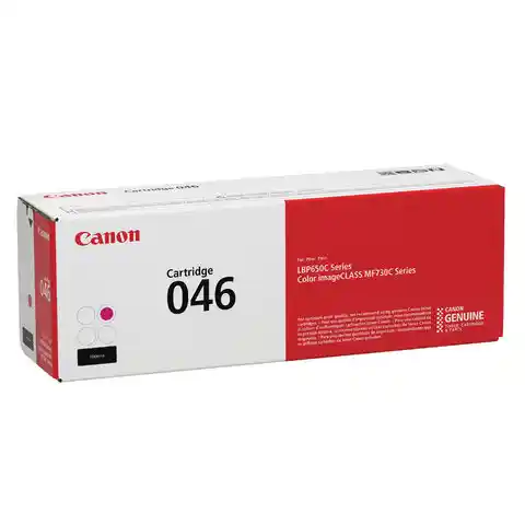 Картридж лазерный CANON (046M) i-SENSYS LBP653Cdw / 654Cx / MF732Cdw / 734Cdw, пурпурный, ресурс 2300 страниц, оригинальный, 1248C002