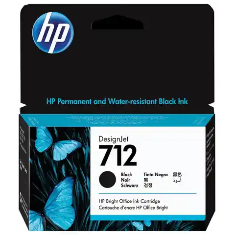Картридж струйный для плоттера HP (3ED70A) DesignJet T230/T250/T630/T650, №712, черный, оригинальный Картридж струйный для плоттера HP (3ED70A) DesignJet T230/T250/T630/T650, №712, черный, оригинальный