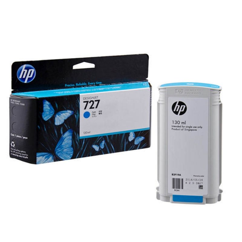 Картридж 727 для HP DJ T920/T1500  B3P19A, Cyan, 130 мл