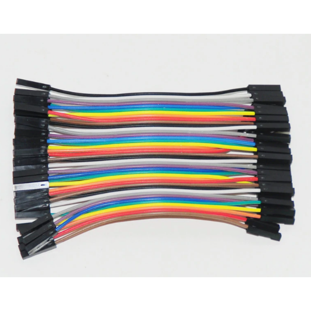 1 Pin Male-Male Jumper Wire 100mm (40pcs pack), Набор проводов соединительных (M-M) 40 шт., 4*10 цветов