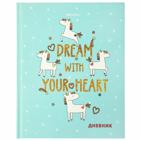 Дневник 1-4 класс 48 л., твердый, BRAUBERG, блестки, с подсказом, Unicorns, 106365 Дневник 1-4 класс 48 л., твердый, BRAUBERG, блестки, с подсказом, Unicorns, 106365