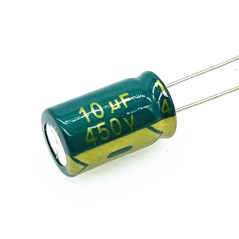 10 мкФ, 450В, 10UF450V, Конденсатор электролитический алюминиевый