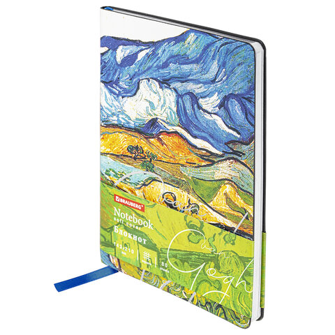 Блокнот А5 (143x210 мм), BRAUBERG VISTA Van Gogh, под кожу, гибкий, срез фольга, 80 л., 112059 Блокнот А5 (143x210 мм), BRAUBERG VISTA Van Gogh, под кожу, гибкий, срез фольга, 80 л., 112059