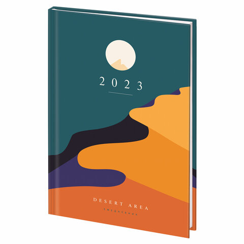 Ежедневник датированный на 2023 145х215 мм, А5, STAFF, ламинированная обложка, Sahara, 114193