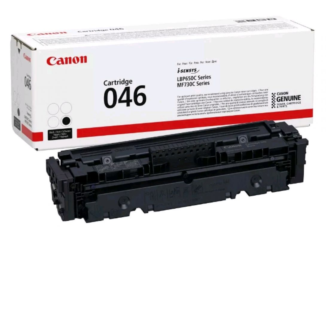 Тонер-картридж 046 BK Canon i-SENSYS LBP650, MF730, 2,2К  черный 1250C002