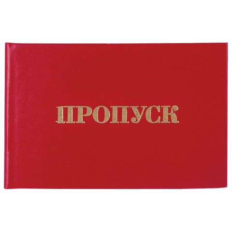 Бланк документа Пропуск, 65х98 мм, STAFF, 129143