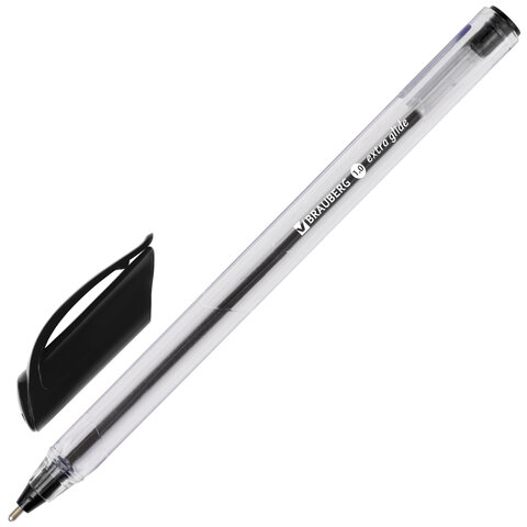Ручка шариковая масляная BRAUBERG Extra Glide, ЧЕРНАЯ, трехгранная, узел 1 мм, линия письма 0,5 мм, 142135 Ручка шариковая масляная BRAUBERG Extra Glide, ЧЕРНАЯ, трехгранная, узел 1 мм, линия письма 0,5 мм, 142135