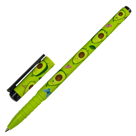 Ручка шариковая BRAUBERG SOFT TOUCH GRIP AVOCADO, СИНЯЯ, мягкое покрытие, узел 0,7 мм, 143716 Ручка шариковая BRAUBERG SOFT TOUCH GRIP AVOCADO, СИНЯЯ, мягкое покрытие, узел 0,7 мм, 143716