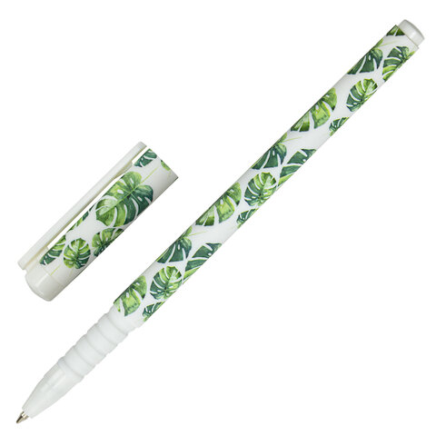 Ручка шариковая BRAUBERG SOFT TOUCH GRIP TROPIC, СИНЯЯ, мягкое покрытие, узел 0,7 мм, 143719 Ручка шариковая BRAUBERG SOFT TOUCH GRIP TROPIC, СИНЯЯ, мягкое покрытие, узел 0,7 мм, 143719