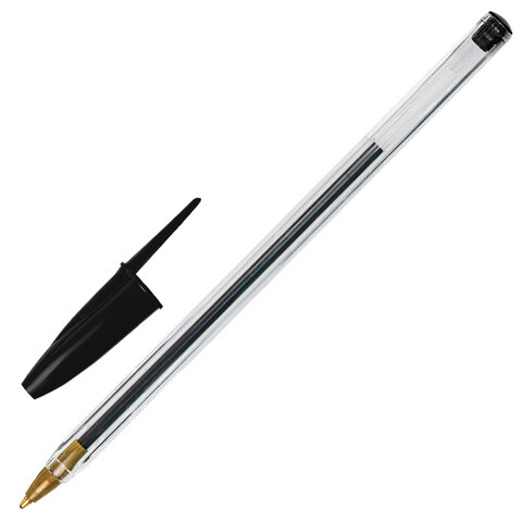 Ручка шариковая STAFF Basic BP-01, письмо 750 метров, ЧЕРНАЯ, длина корпуса 14 см, узел 1 мм, 143737 Ручка шариковая STAFF Basic BP-01, письмо 750 метров, ЧЕРНАЯ, длина корпуса 14 см, узел 1 мм, 143737