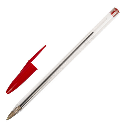 Ручка шариковая STAFF Basic Budget BP-02, письмо 500 м, КРАСНАЯ, длина корпуса 13,5 см, линия письма 0,5 мм, 143760 Ручка шариковая STAFF Basic Budget BP-02, письмо 500 м, КРАСНАЯ, длина корпуса 13,5 см, линия письма 0,5 мм, 143760