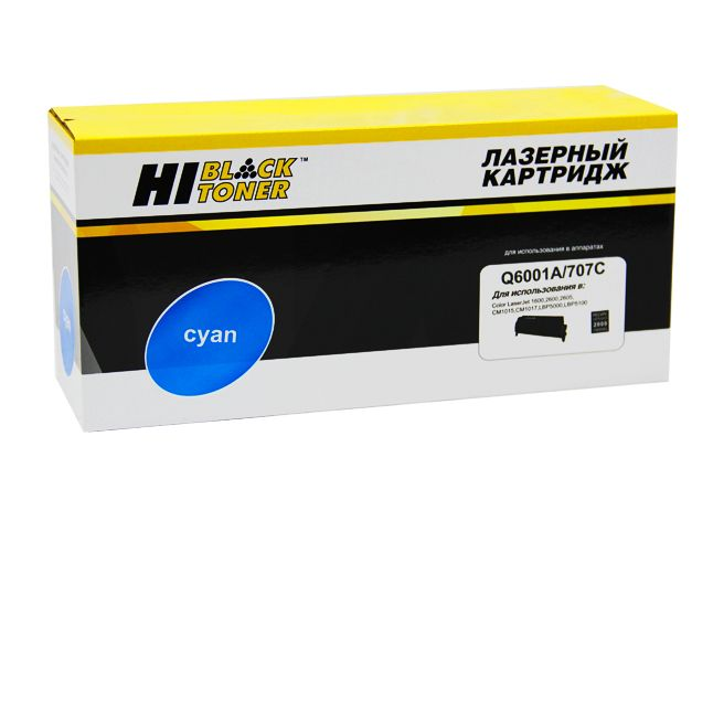 Картридж Hi-Black (HB-Q6001A) для HP CLJ 1600/2600/2605, Восстановленный, C, 2K