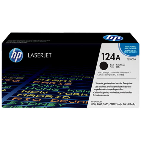 Картридж 124A для HP CLJ 1600/2600N/2605, 2,5K  чёрный Q6000A (Повр. уп.)