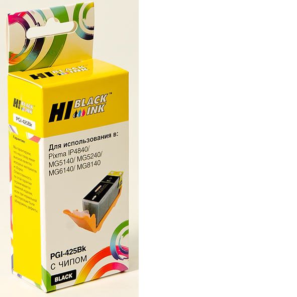 Картридж Hi-Black (HB-PGI-425-PGBk) для Canon PIXMA iP4840/MG5140/MG6140, Bk