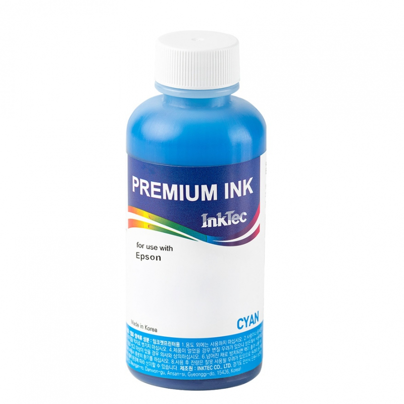 Чернила InkTec (E0007) для Epson C67/C91, Пигментные, C, 0,1 л. (ориг.фасовка)