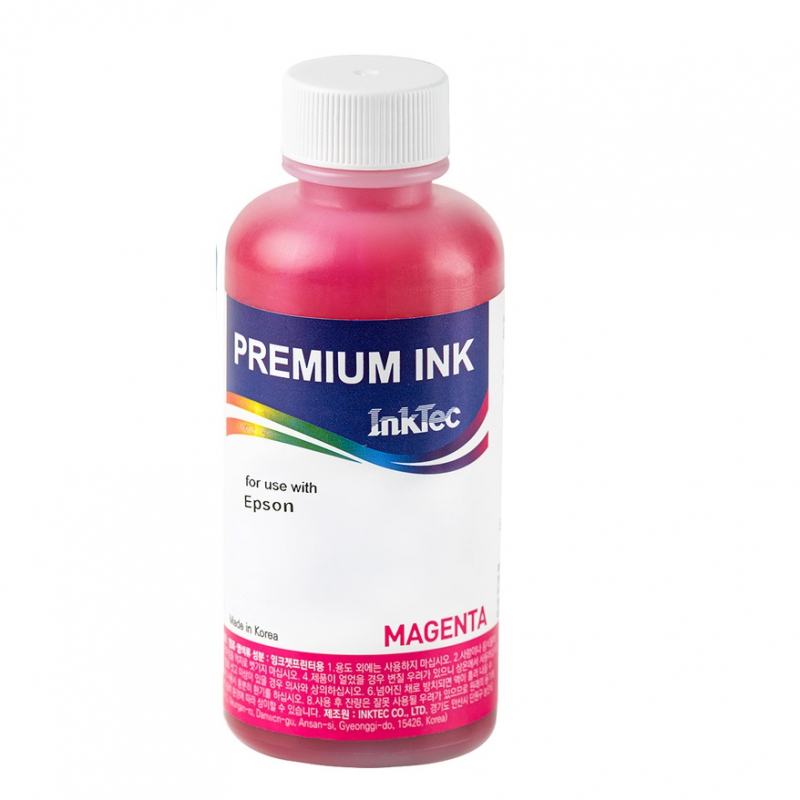 Чернила InkTec (E0007) для Epson C67/C91, Пигментные, M, 0,1 л. (ориг.фасовка)
