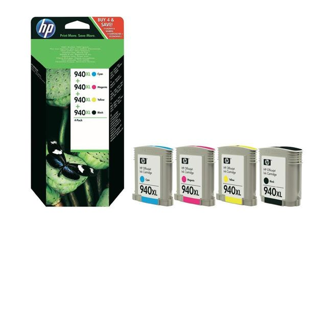 Картридж 940XL для HP Officejet Pro 8000/8500  C2N93AE, BK/Tri-color