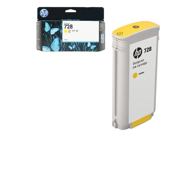 Картридж 728 для HP DJ T730/T830, 130ml  Yellow F9J65A