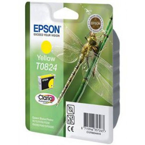 Картридж Epson Stylus R270/295/390/RX590/T50/TX800FW  T08244A/C13T11244A10, Y