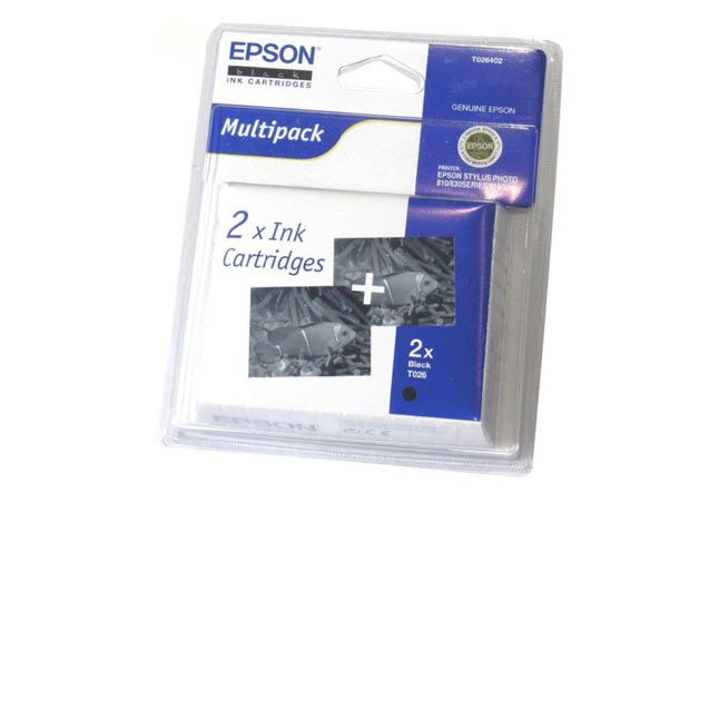 Картридж Epson Stylus Photo 810  T026402, black 2 шт.