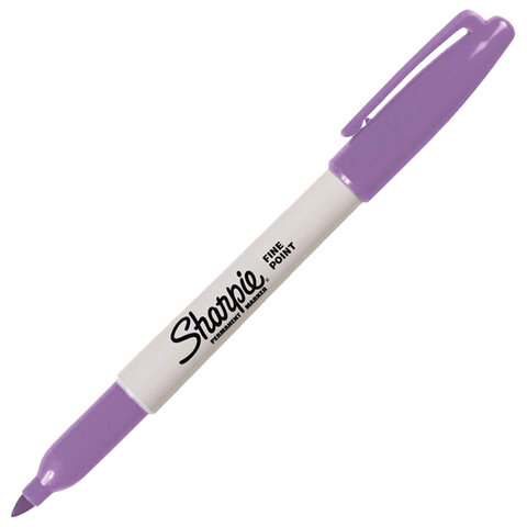 Маркер перманентный SHARPIE США ЕЖЕВИЧНЫЙ, Fine, круглый наконечник, 1 мм, 2025039