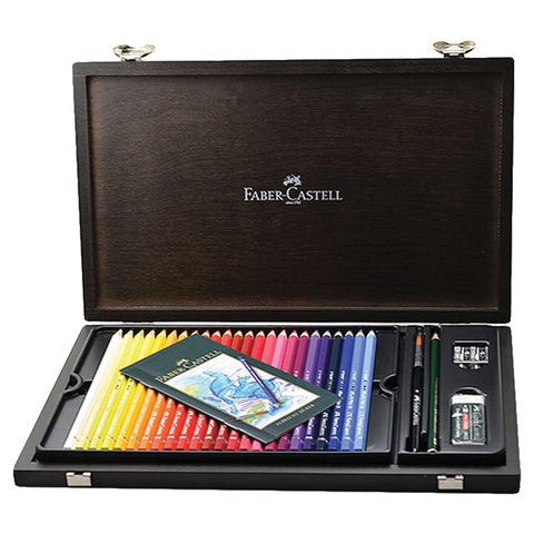 Карандаши цветные акварельные художественные FABER-CASTELL Albrecht Durer, 48 цветов, деревянная коробка, 117506