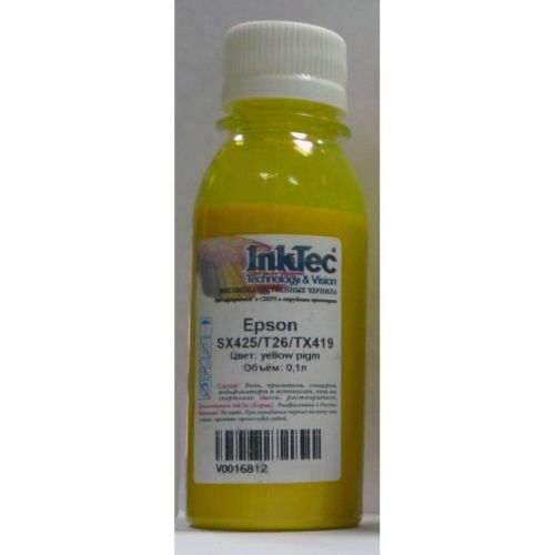 Чернила InkTec (C5051) для Canon PIXMA iP7240/MG5440/6340 (CLI-451), Y, 0,1 л.