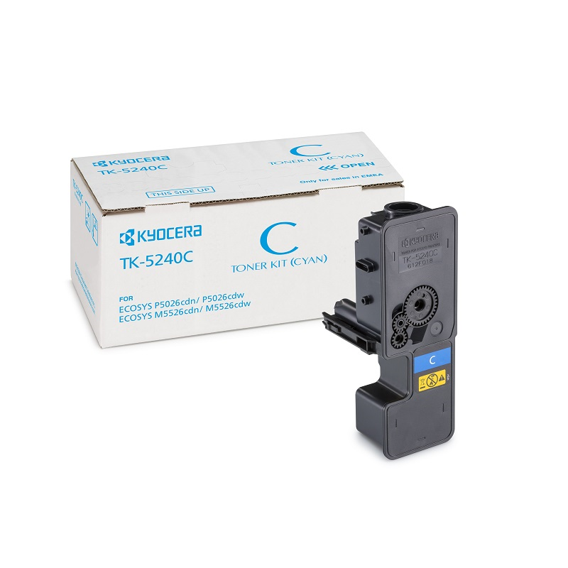 Тонер-картридж TK-5240C Kyocera Mita P5026cdn/cdw, M5526cdn/cdw, 3К голубой 1T02R7CNL0 Тонер-картридж TK-5240C Kyocera Mita P5026cdn/cdw, M5526cdn/cdw, 3К голубой 1T02R7CNL0