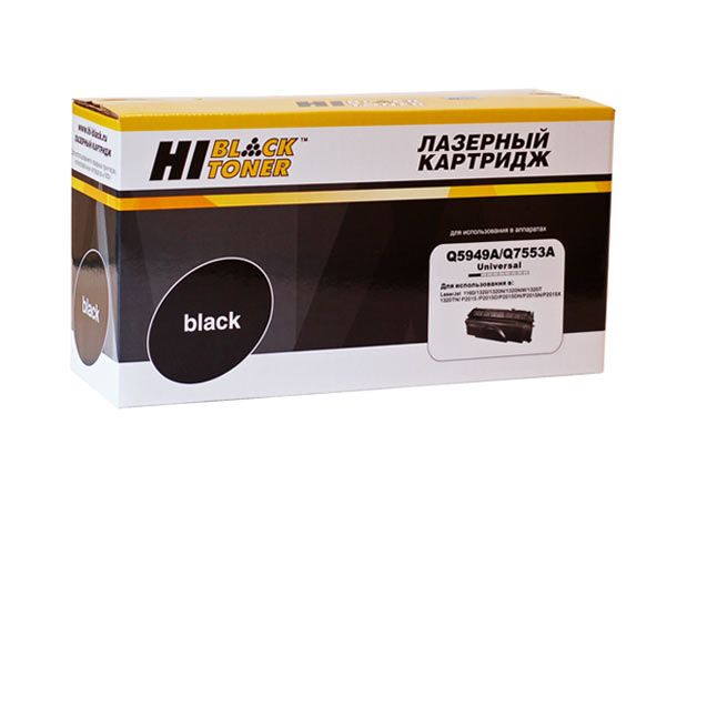 Картридж Hi-Black (HB-Q5949A/Q7553A) для HP LJ 1160/1320/P2015/ Canon 715, Универс, 3,5K