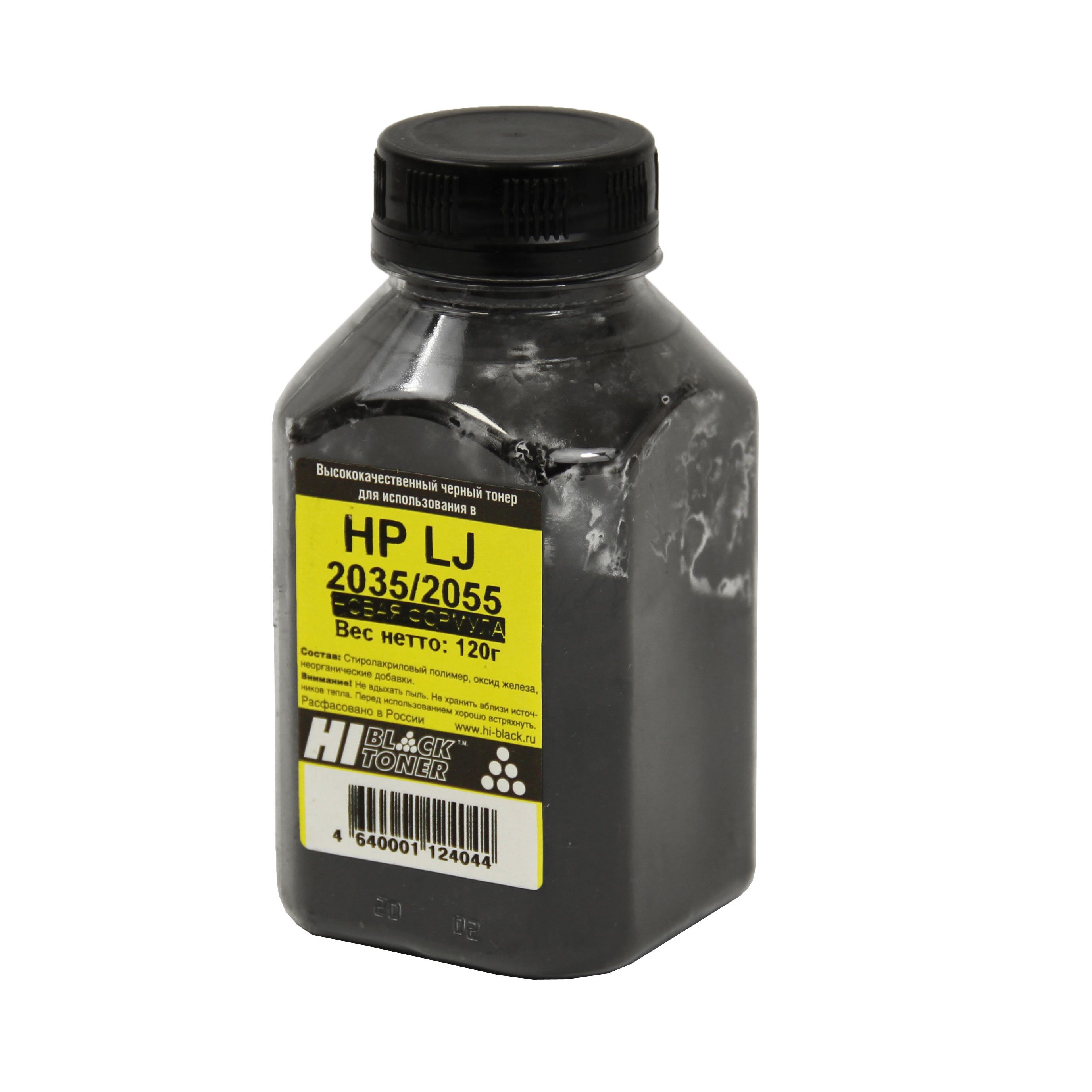 Тонер Hi-Black для HP LJ P2035/2055, новая формула, Bk, 120 г, банка