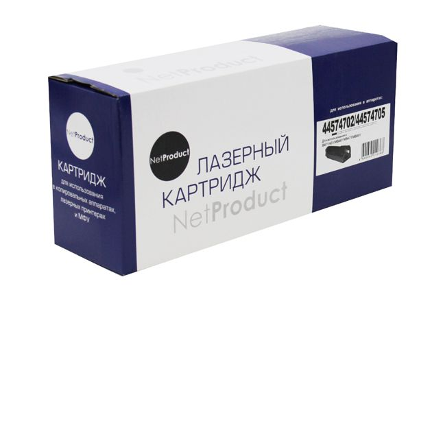 Тонер-картридж NetProduct (N-44574702/44574705) для OKI B411/B431/MB461/MB471/MB491, 3K