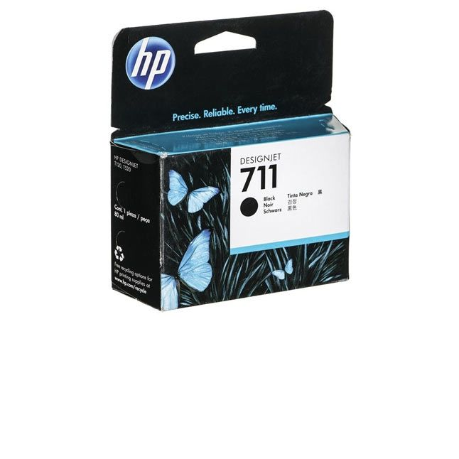 Картридж 711 для HP DJ T120/T520, 80мл  чёрный CZ133A