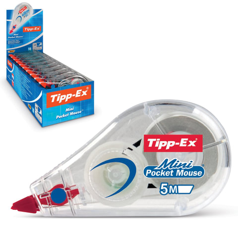 Корректирующая лента BIC Tipp-ex Mini Pocket Mouse, 5 мм х 6 м, 932564