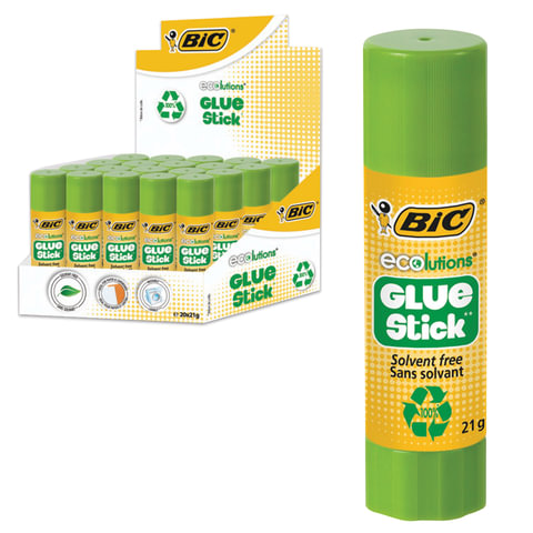 Клей-карандаш BIC ECOlutions, 21 г, 8923452