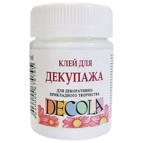 Клей для декупажа Декола, 50 мл, в банке, 8628932