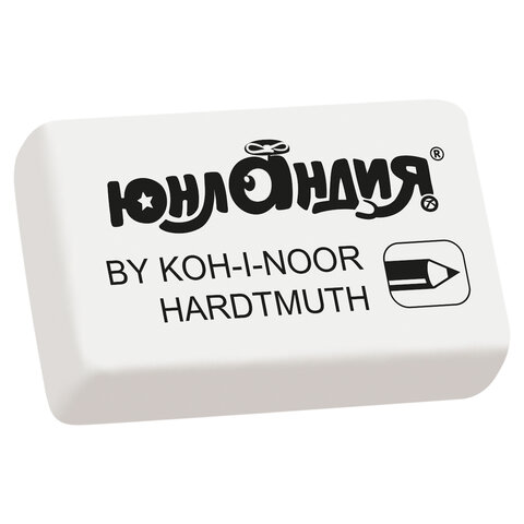 Ластик ЮНЛАНДИЯ KOH-I-NOOR EXCLUSIVE 300/20, 45х32х12 мм, белый, прямоугольный, 228698, 0300020052KD