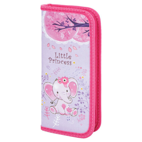 Пенал ПИФАГОР, 1 отделение, ламинированный картон, 19х9 см, Little Princess, 229195