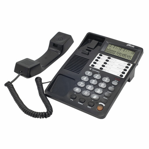 Телефон RITMIX RT-495 black, АОН, спикерфон, память 60 номеров, тональный/импульсный режим, черный, 80002152 Телефон RITMIX RT-495 black, АОН, спикерфон, память 60 номеров, тональный/импульсный режим, черный, 80002152