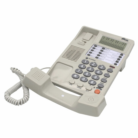 Телефон RITMIX RT-495 white, АОН, спикерфон, память 60 номеров, тональный/импульсный режим, белый, 80002153 Телефон RITMIX RT-495 white, АОН, спикерфон, память 60 номеров, тональный/импульсный режим, белый, 80002153