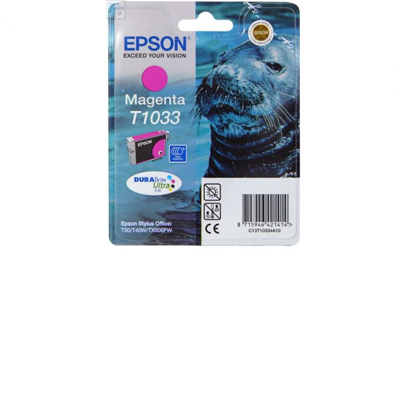 Картридж Epson Stylus Office T30/40W/1100/TX510FN/600FW  C13T10334A10, M