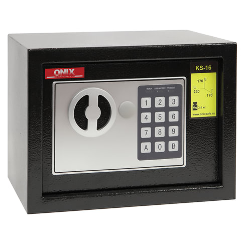 Сейф мебельный Klesto 17E, 170х230х170 мм, 3,5 кг, электронный замок, KS-16