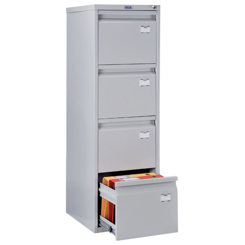 Шкаф картотечный ПРАКТИК A-44 1305х408х485 мм, 4 ящика для 168 подвесных папок, формат папок A4 (БЕЗ ПАПОК) Шкаф картотечный ПРАКТИК A-44 1305х408х485 мм, 4 ящика для 168 подвесных папок, формат папок A4 (БЕЗ ПАПОК)