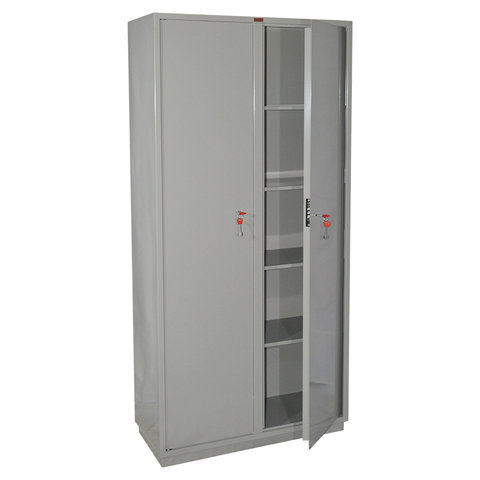 Шкаф металлический для документов КБС-10, 1850х880х390 мм; 90 кг, 2 отделения, сварной