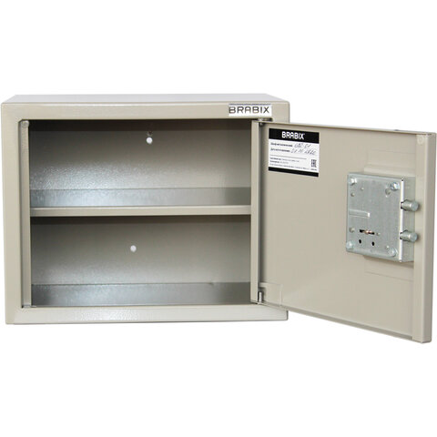 Шкаф металлический для документов BRABIX KBS-01, 260х330х260 мм, 5,5 кг, сварной, 291150