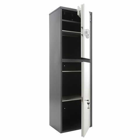 Шкаф металлический для документов AIKO SL-150/2ТEL ГРАФИТ, 1490х460х340 мм, 36 кг, S10799152902 Шкаф металлический для документов AIKO SL-150/2ТEL ГРАФИТ, 1490х460х340 мм, 36 кг, S10799152902