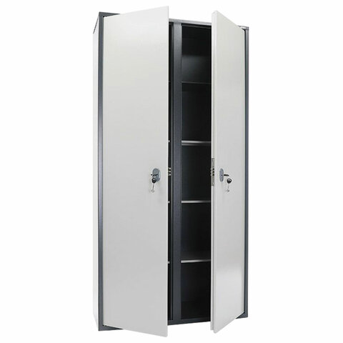 Шкаф металлический для документов AIKO SL-185/2 ГРАФИТ, 1800х920х340 мм, 85 кг, S10799182002 Шкаф металлический для документов AIKO SL-185/2 ГРАФИТ, 1800х920х340 мм, 85 кг, S10799182002